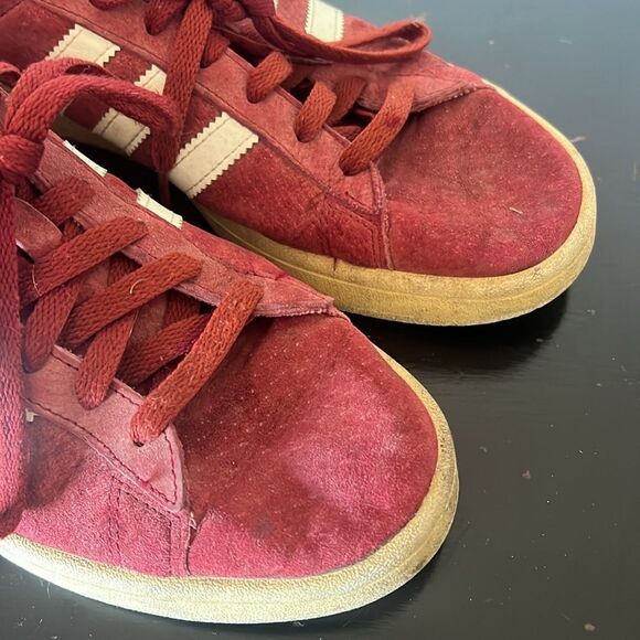 Men 9.5 US  Adidas Originals Campus Leather Suede Bur Dy Bz0087 - Picture 8 of 11